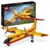 LEGO 42152 Technic L’Avion de Lutte Contre lIncendie, Jouet Pompier à Construire, Maquette pour Enfants Dès 10 Ans, Jeu Éduc
