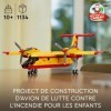 LEGO 42152 Technic L’Avion de Lutte Contre lIncendie, Jouet Pompier à Construire, Maquette pour Enfants Dès 10 Ans, Jeu Éduc