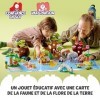 LEGO 10975 Duplo Animaux Sauvages du Monde, Jouet Éducatif pour Enfants 2 Ans, 22 Figurines de Lions, Daims, Alpaga, avec Tap
