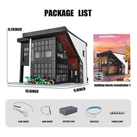 Mould King 16036 Café Modular Jeu de Construction, 2728 Pièces de Construction Modular Building