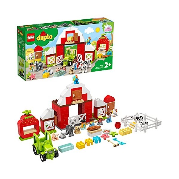 Lego 10952 Duplo Town La Grange, Le Tracteur et Les Animaux de la Ferme