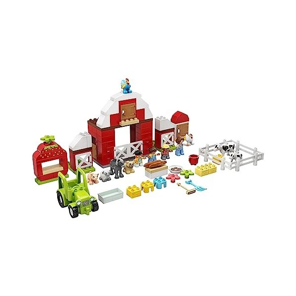 Lego 10952 Duplo Town La Grange, Le Tracteur et Les Animaux de la Ferme