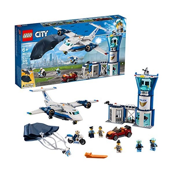 Lego City Sky Police Air Base 60210 Bauset, Neu 2019 529 Teile 