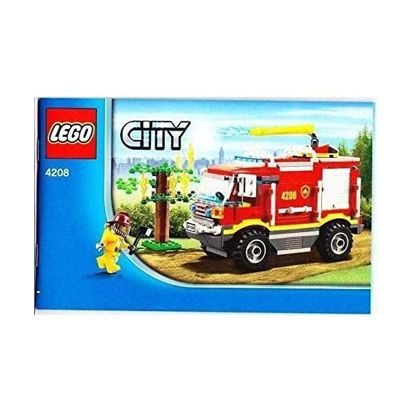 LEGO City - 4208 - Jeu de Construction - Le Camion de Pompier - Tout Terrain