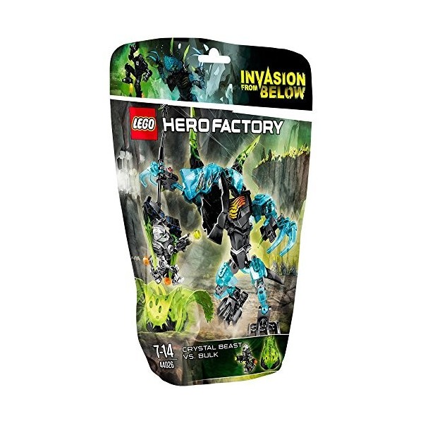 Lego Hero Factory - 44026 - Jeu De Construction - Crystal Beast Contre Bulk