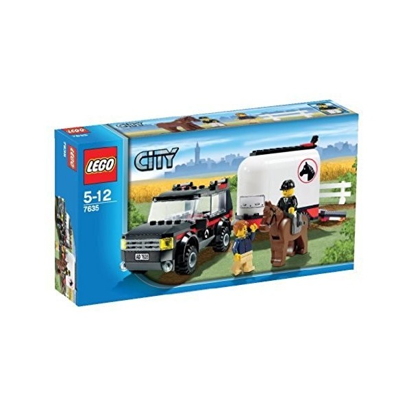 LEGO - 7635 - Jeu de construction - LEGO City - Le transport de chevaux