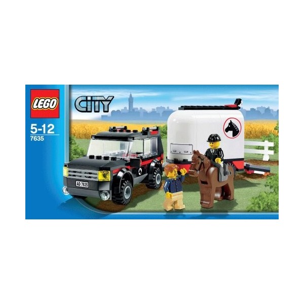 LEGO - 7635 - Jeu de construction - LEGO City - Le transport de chevaux