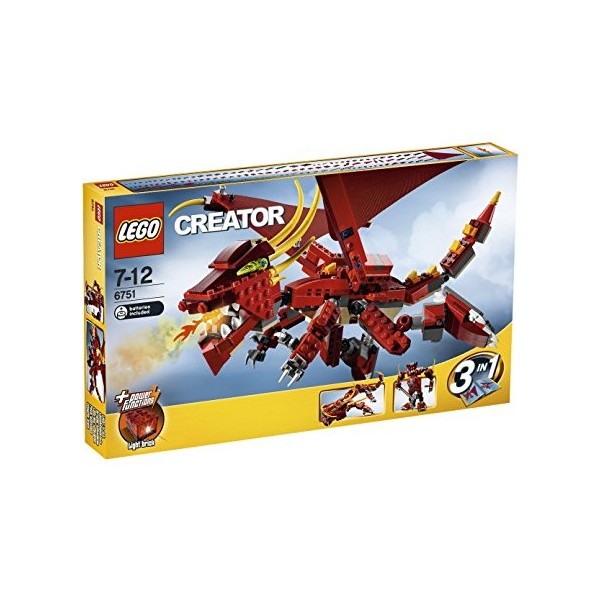 LEGO - 6751 - Jeu de construction - Creator - Le dragon