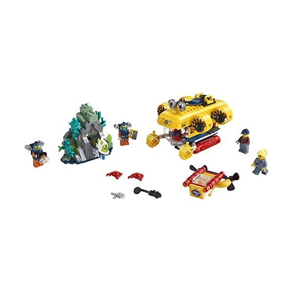 LEGO City Ocean Exploration Submarine 60264, with Submarine, Coral Reef Setting, Underwater Drone, Glow in The Dark Anglerfis