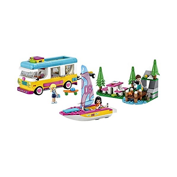 LEGO Friends Forest Camper Van and Sailboat 41681 Building Kit. Forest Toy. New 2021 487 Pieces 