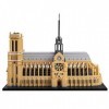 FYHCY Ensemble Blocs Construction Cathédrale Notre-Dame Paris, 7380 Pièces, Kits Construction Modèles Darchitecture, Jouet C