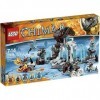 LEGO Legends Of Chima- Playthèmes - 70226 - Jeu De Construction - La Forteresse Glacée du Mammouth