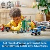 LEGO 60317 City La Course-Poursuite de La Police à La Banque, Jouets Drone et 2 Camions pour Enfants 7 Ans, Sets d’Aventures