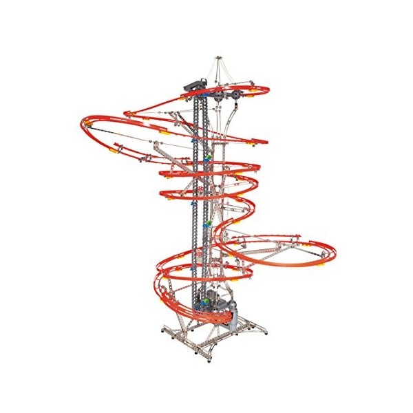 Eitech - 2042544 - Jeu De Construction - C600 - Kit Métallique - Toboggan À Billes Set - RunnRoll - 1400 Pièces