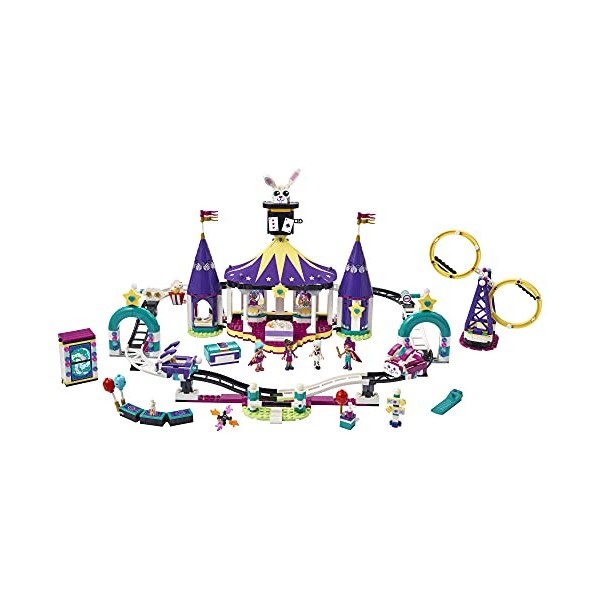 LEGO Friends Magical Funfair Roller Coaster 41685 Building Kit. Pretend Playset for Kids Who Love Theme Park Toys. New 2021 