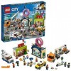 LEGO City Donut Shop Opening 60233 Store Opening Build and Play with Toy Taxi, Van and Truck with Crane, Easy Build with Mini