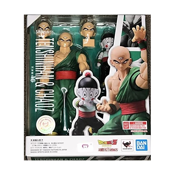 Set Figuras SH Figuarts Tenshinhan + Chaoz Dragon Ball Z 16cm