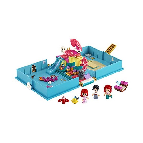 LEGO Disney Ariel’s Storybook Adventures 43176 Creative Little Mermaid Building Kit, New 2020 105 Pieces 