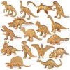 Lot de 16 figurines de dinosaures lumineuses, petits cadeaux de fête phosphorescents, figurines réalistes de petits dinosaure