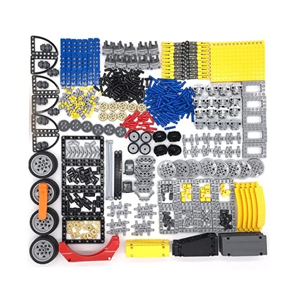 JOYMATE Kit de pièces de rechange techniques, connecteurs darbre MOC, petites pièces, tige de construction, blocs de constru