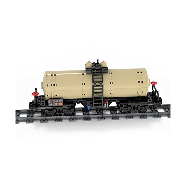 JoyMate Technique Train Locomotive à vapeur rétro Train à grande vitesse Trains ferroviaires Modèle de bloc de construction C