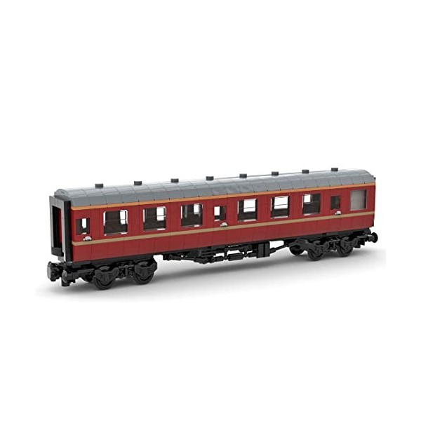 JoyMate Technique Train Locomotive à vapeur rétro Train à grande vitesse Trains ferroviaires Modèle de bloc de construction C