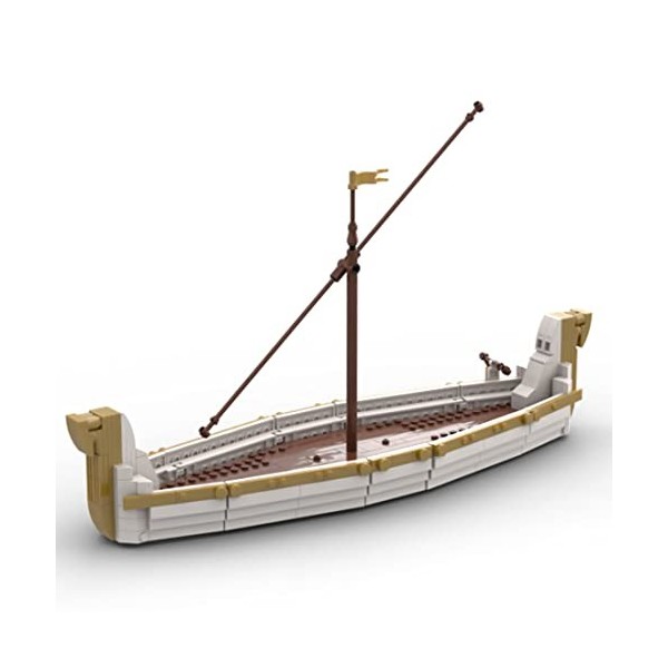 LOTFUN Kit de construction de bateau médiéval compatible avec Lego Creator pour enfants et adultes - 395 pièces - MOC-98941