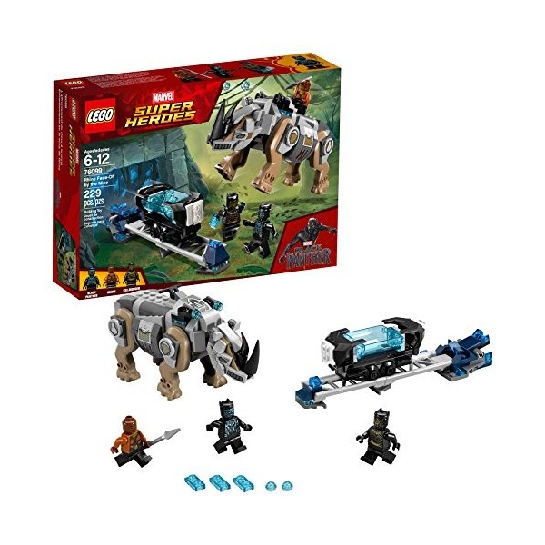 LEGO Marvel Super Heroes Rhino Face-Off by the Mine 76099 Building Kit 229 Piece 