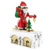 Bloc de Construction de Noël, Jeu de Construction de Noël Compatible avec Lego, Modèle de Jeu de Blocs de Construction, Décor