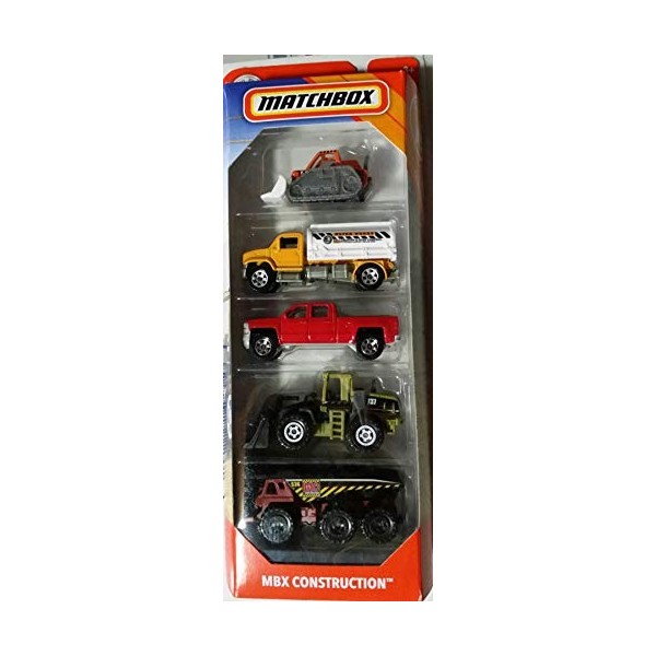 Matchbox 2019 Mbx Construction 5 Pack