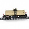 MSEI MOC-81220 Lot de 355 briques de construction de train à huile à quatre axes, compatibles avec Lego