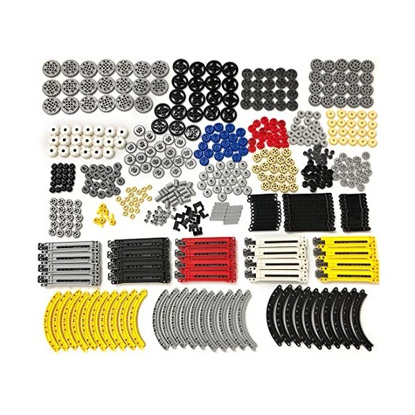 MSEI Pignon à crémaillère de Base Pièces DIY Pièces dextension Pièces de Rechange Pièces pour Lego Technic