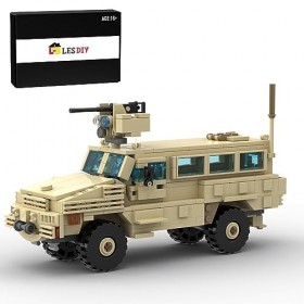 ENDOT Kit de construction de modélisme, RG 31 véhicule anti-mines, compatible avec Lego, 478 pièces