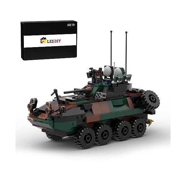 ENDOT Kit de construction de modélisme, RG 31 véhicule anti-mines, compatible avec Lego, 478 pièces