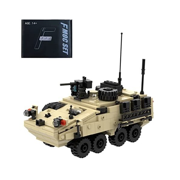 KOAEY Véhicules Blindés Militaires Militaire Camion Jouet Bloc de Construction Compatibles avec Lego, Véhicule IFV blindé di