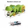 ALEENFOON Jouets pour Enfants, Camion Jouet Dinosaure pour Les Enfants de 3-5 Ans, Jouet Véhicule Dinosaure avec 6 Mini Voitu