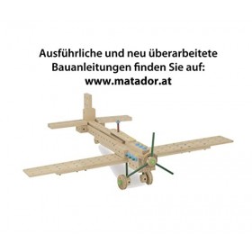 Matador-E407 Jeu de Construction, E407, Bois, Multicolore