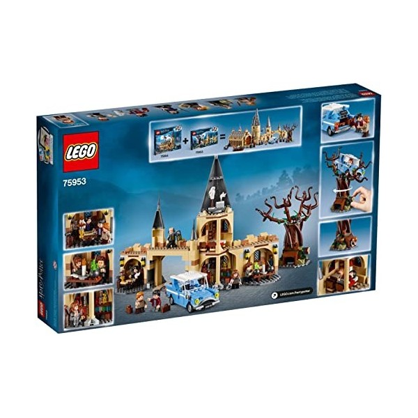 LEGO 75953 Harry Potter Le Saule Cogneur du château de Poudlard, Cadeau de Fan du Monde Sorcier