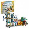 LEGO 31141 Creator La Grand-Rue, Jouet de Construction avec Gratte-Ciel et Rue de Marché, Set avec Maquette dHôtel, de Café,