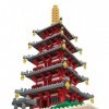 Nanoblock-nanoblock-NB-031-Advanced Hobby Series Five-Storied Pagoda Deluxe Jouet, NB-031, Multicolore
