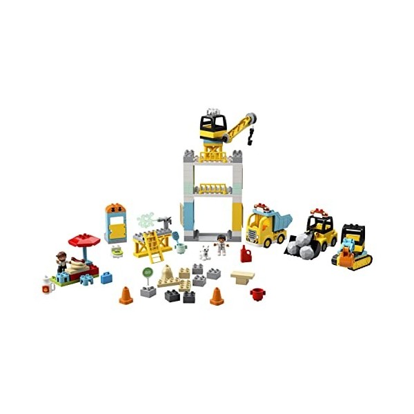 LEGO 10933 Duplo Town La Grue et Les engins de Construction