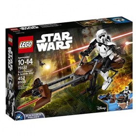 LEGO - 75532 - Jeu de Construction - Scout Trooper & Speeder Bike