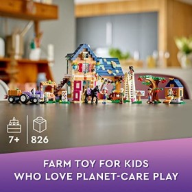 LEGO Friends Organic Farm 41721 Ensemble de jouets de construction pour filles, garçons et enfants à partir de 7 ans 826 piè