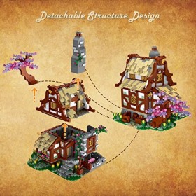 JMBricklayer Ensembles de construction médiévale 30109 pour adultes et adolescents, kit de construction modulaire MOC, décora