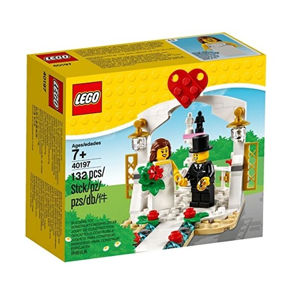 LEGO Petit Cadeau de Mariage 2018 - Fais du Plus Beau Jour de ta Vie Un événement Magique avec Cette Superbe scène de Mariage