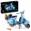 LEGO 10298 Icons Scooter Vespa 125, Kit de Construction Modèle Réduit de lIcône Italienne Vintage, Collection pour Adulte, M