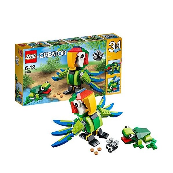 Lego Creator - 31031 - Jeu De Construction - Les Animaux De La Forêt Tropicale