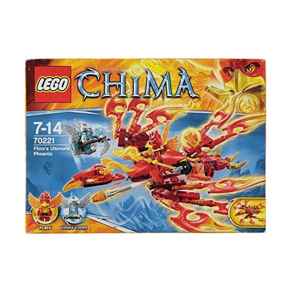 Lego Legends Of Chima - Playthèmes - 70221 - Jeu De Construction - Lultime Phoenix De Feu