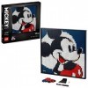 LEGO 31202 Art Disneys Mickey Mouse Cadre et Décoration Murale, Set de Bricolage pour Adultes