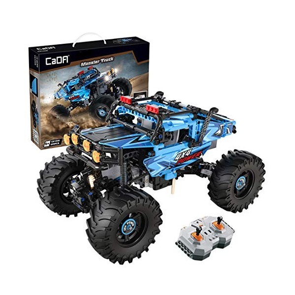 queek Technic Bloc de Construction Voiture, Voiture Tout-Terrain, 699 Pièces, Jeu de Construction Voiture avec RC Télécommand